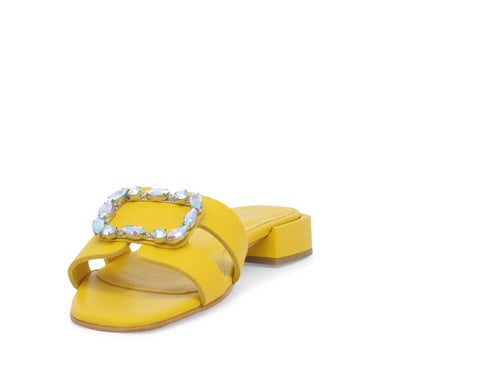 Melluso Donna Ciabatte Pelle N306Z-252925 Giallo